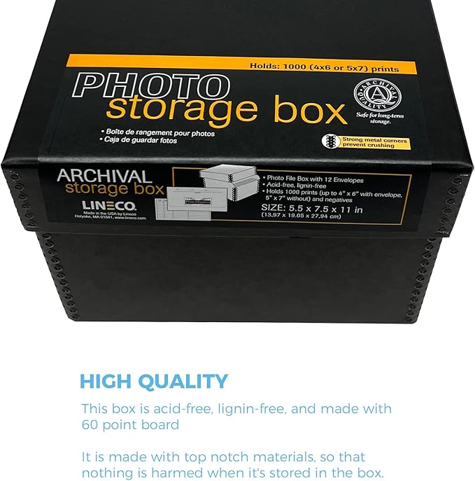 Lineco 4x6 Photo Storage Box, - Image 5