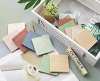 Lined Sticky Notes 3x3 in Ruled Stickies Super Sticking Power Memo Pads Vintage - Image 5
