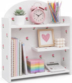 cute desk organizer, back to school accessories white shown in use