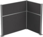 Versare Hush Panel Cubicle Kit | Workstation Partition Walls | Sound Dampening by VERSARE