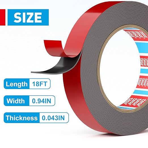 EMITEVER Double Sided Tape Heavy Duty, Tesa Adhesive Mounting Tape Waterproof - Image 5