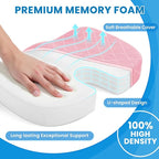 TushGuard Office/Car Seat Cushion, Non-Slip Sciatica & Back Coccyx Tailbone - Image 3
