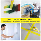 BOMEI PACK Yellow Painters Tape 1 Inch Bulk - Image 3