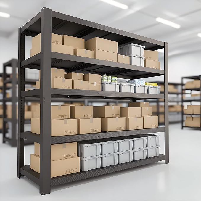 ZEUKMXOO 84" H Garage Shelving, Storage Shelves 3050LBS Heavy Duty Storage - Image 9