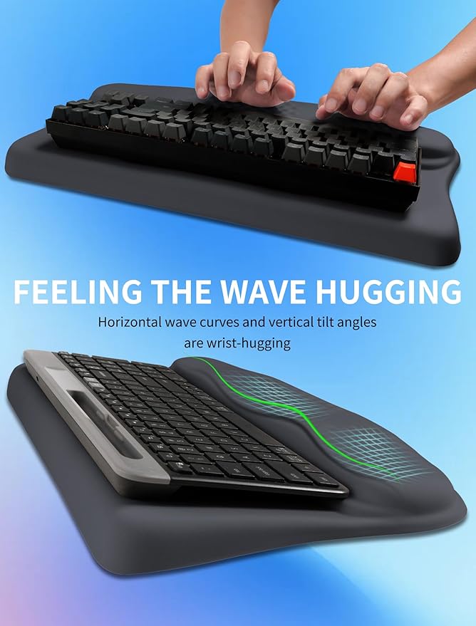 KUOSGM Ergonomic Wave Wrist Rest - Image 4