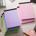 Legal Pads 5x8 Inch, 6 Pack, Narrow Ruled, 5x8 Colored Legal Pad, Mini - Image 6