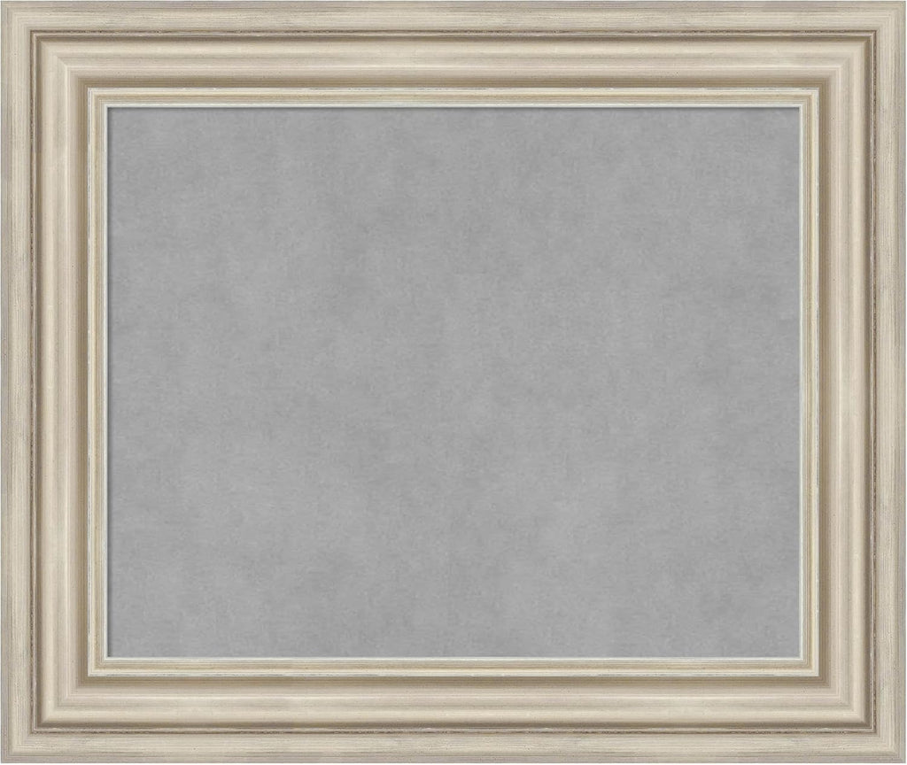 Amanti Art Silver Framed Magnetic Board 22x26 Small Vision Board