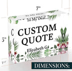 Personalized Gifts, Custom Quote Block Letter Board, Crystal-Clear Acrylic - Image 8