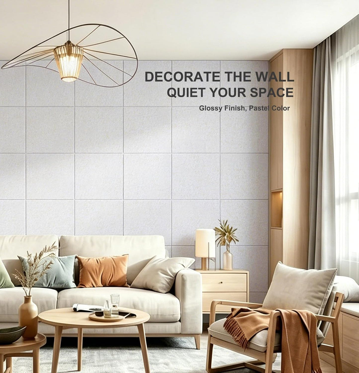 Felt Wall Tiles Bulletin Board Large Cork Board Alternative 12 Pack 11.81”x11...