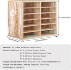 PAG Countertop Mail Sorter Organizer, Wooden Literature Organizer, Student - Image 2