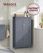 VASAGLE Floor Storage Cabinet, Freestanding Storage Unit - Image 4