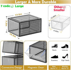 7 code Thicken & Sturdy Clear Shoe Storage Organizer - Image 3