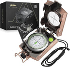 Anbte Compass Hiking Survival, IP65 Waterproof Metal Compass by Anbte