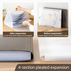 Expanding File Folder with Tabs, 13 Pockets File Organizer Accordion File - Image 7