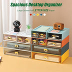 OSteed Spacious Desktop Storage Box, 1 Large Storage Drawer, Stackable Office - Image 5