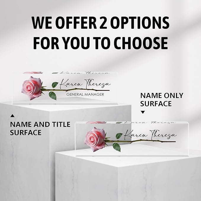 Custom Office Name Plate, Personalized Gifts - Image 6