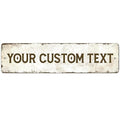 Rustic Custom Sign, Personalized Metal Signs, Gift by SigoSigns