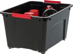 IRIS USA 32 Qt Stackable Plastic Storage Bins - Image 6