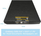 Lineco, Archival Folio Storage Box. Acid-Free, Metal Edge Boxboard, Clamshell - Image 2