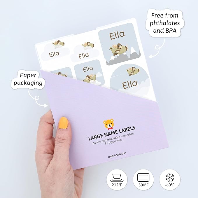Large Name Labels for Kids - Image 5
