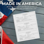 Custom 8.5" x 7" Carbonless NCR Books in 3-Part Triplicate Invoices, Work Orders - Image 6