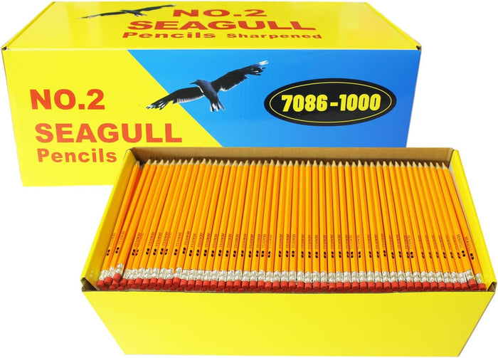 Seagull 1000 Count Bulk Pack Pencils Pre-sharpened