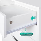 Naomi Home Debbie 7-Drawer Craft & Office Storage Cabinet, Chic Design - Image 5