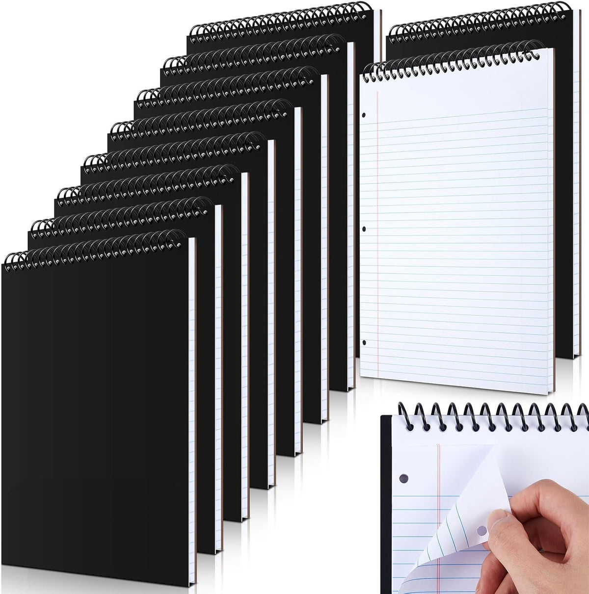 motimind 10 pack 8.5" x 11" top spiral, main product view
