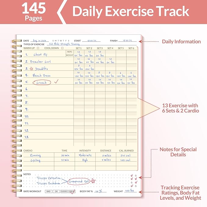 Fitness Journal Workout Planner - Image 2