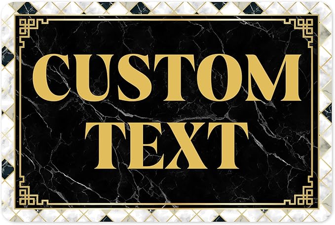 Custom Sign, Custom Street Sign, 11 Font Colors, 13 Font Styles, 4 Hole Options by MySignCenter
