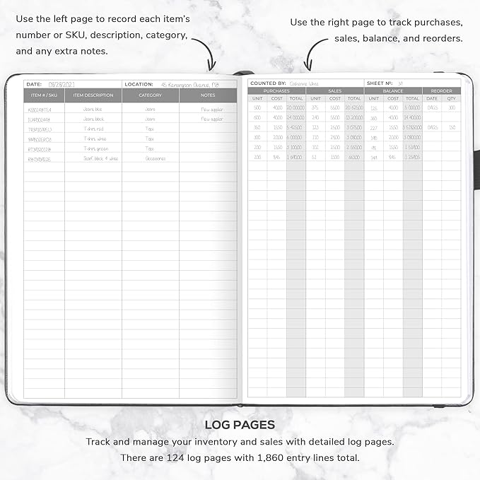 Clever Fox Inventory & Sales Log Book - Image 3