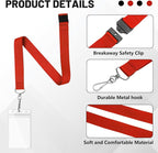 12 Pack Red Breakaway Lanyards - Image 4