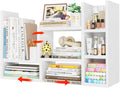 nutikas desk shelves desktop organizer shelf - white, main product view