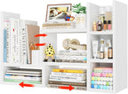 nutikas desk shelves desktop organizer shelf - white, main product view
