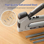 HW HAMWOO 20 Guage Galvanized T/50 Staples, 5 Sizes Assorted Size Project Pack - Image 3