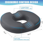 BlissTrends Donut Pillow Seat Cushion, Donut Chair Cushions - Image 2