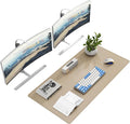 DAWNTREES Desk Mat Protector, PU Leather Desk Pad, Non Slip, Large Mouse Pad by PremiumDeskPadatDawnTrees