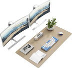 DAWNTREES Desk Mat Protector, PU Leather Desk Pad, Non Slip, Large Mouse Pad by PremiumDeskPadatDawnTrees