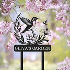 Personalized Garden Signs | Custom Bird Garden Stake Metal Sign | Metal Signs - Image 4