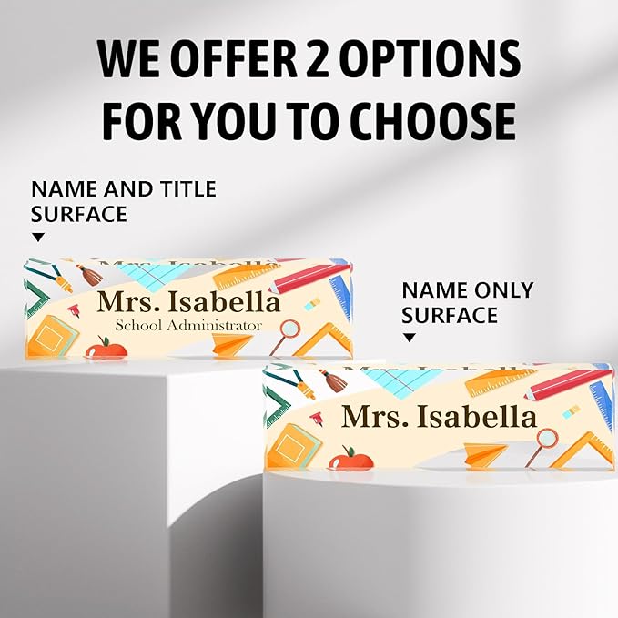 Personalized Name Plate for Desk Custom Acrylic Desk Name Plate Custom Employee - Image 5
