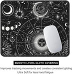 Auhoahsil Mouse Pad, 12 x 10 in Tarot Style Sun Moon Computer Mouse Pad - Image 4