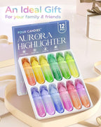 Four Candies 12 Pcs Highlighters Assorted Colors, Cute Pastel Highlighter Set - Image 8