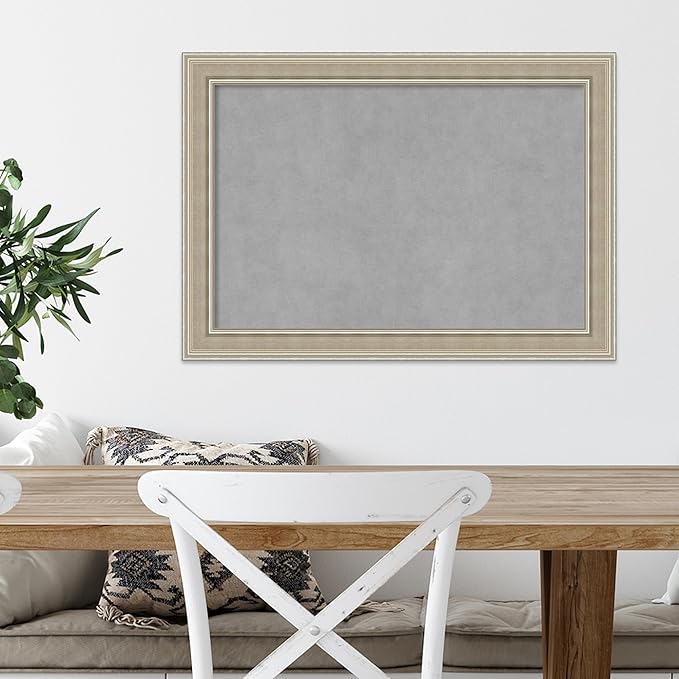 Amanti Art Silver Framed Magnetic Board 20x28 Medium Vision Board - Image 5