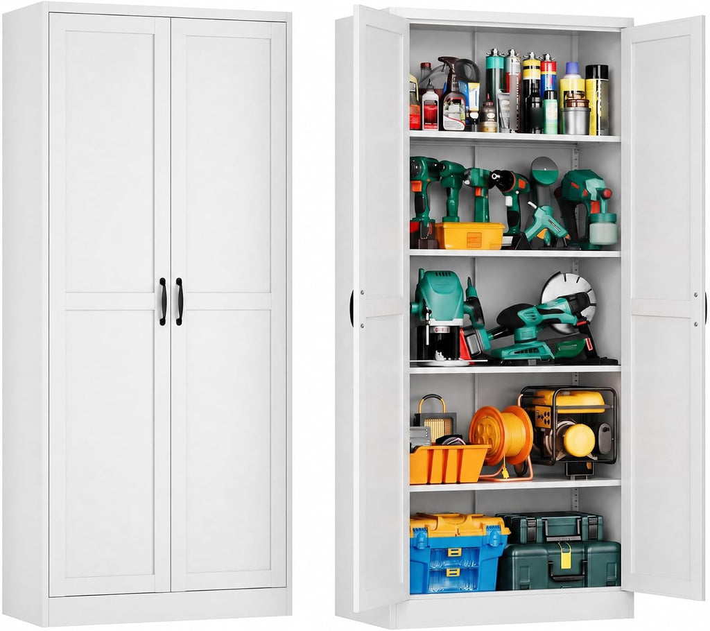 metal garage storage cabinet, durable metal storage solution, main product view
