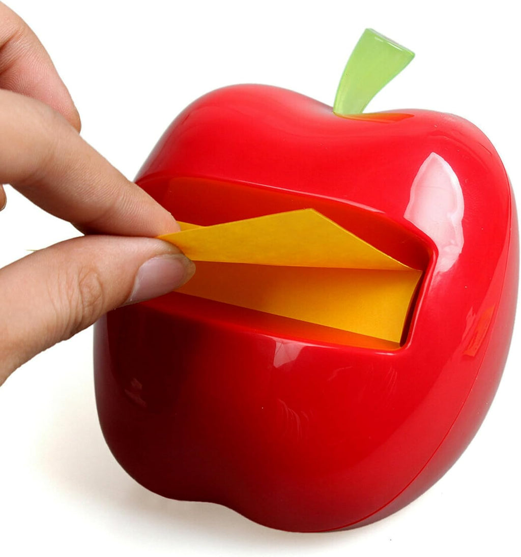 Post-it Pop-up Notes Dispenser, Apple-Shaped Dispenser and Post-it Super Sticky Pop-up Notes, 3x3 in, 1 Pad/Pack (APL-330)