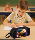 AnySmic Baseball Pencil Case for Boys and Girls, Large Pencil Pouch for Kids - Image 7