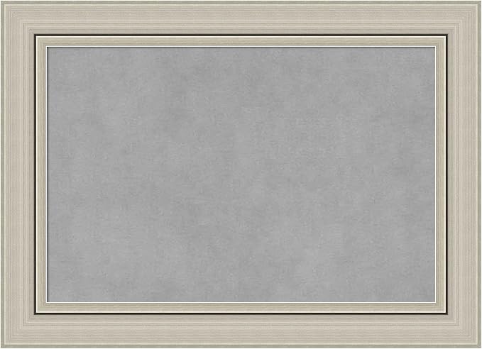 Amanti Art Silver Framed Magnetic Board 16x22 Small Vision Board by AmantiArt