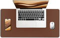Desk Pad Protector, Leather & Suede Desk Mat, Non-Slip Desk Pad Mat, Large by BLESWIN