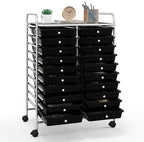 Happygrill 20-Drawer Organizer Cart Tools, Mobile Utility Storage Cart by HAPPYGRILL
