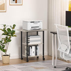 Lerliuo 3-Tier Printer Stand, Industrial Mobile Printer Table - Image 3
